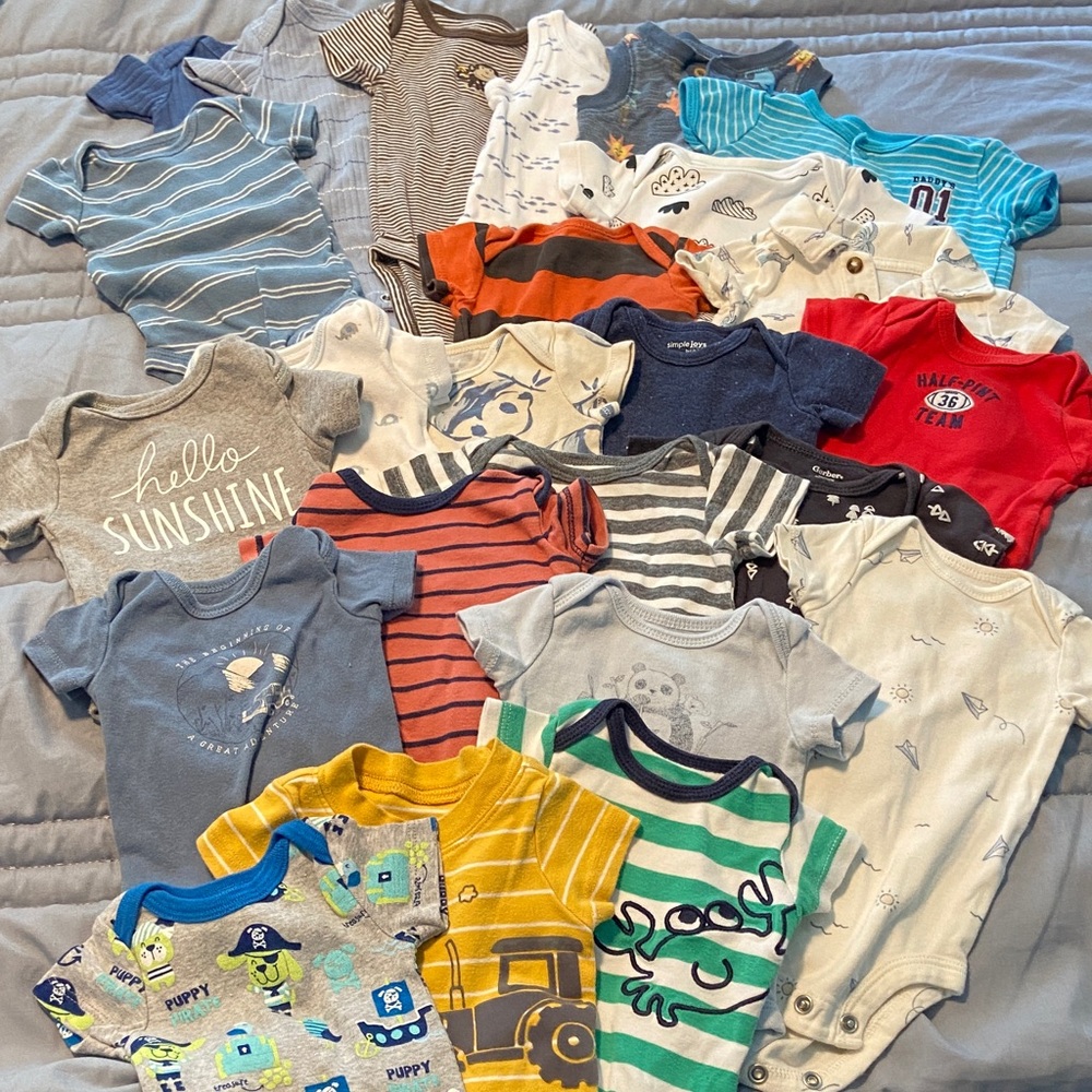 Assorted Baby Onesies Collection